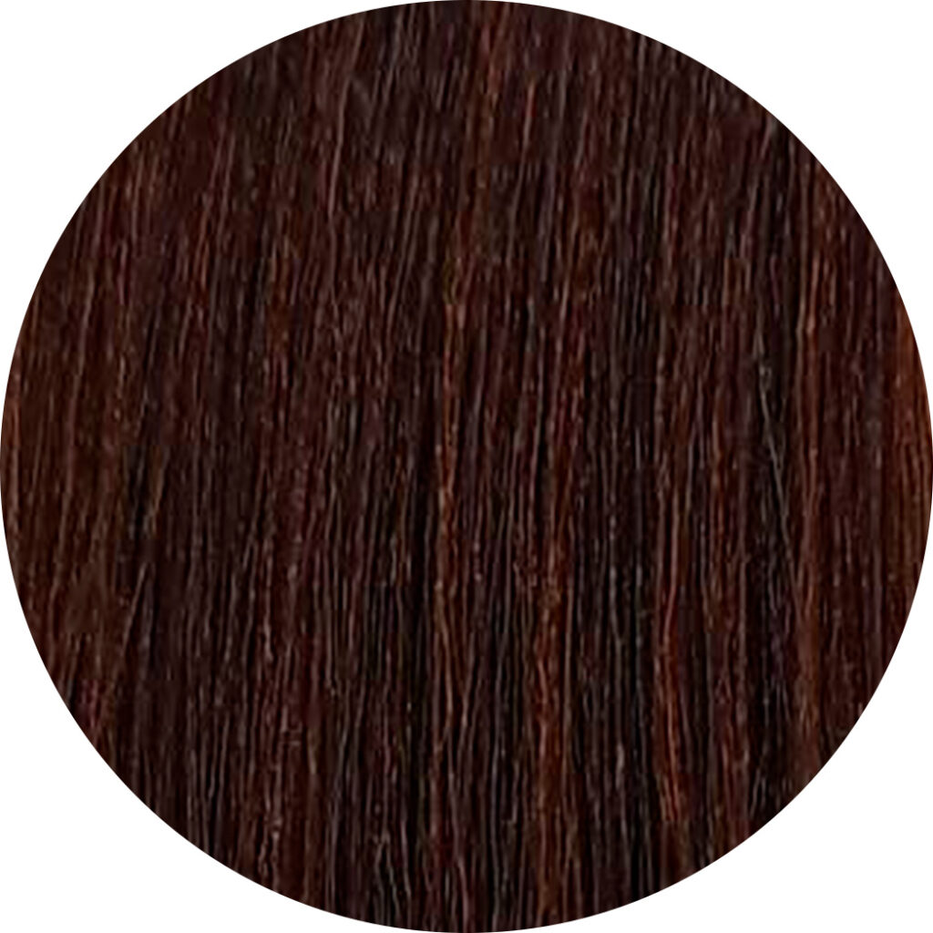 Frange à Clips Cheveux Synthétique - Blond Foncé Cuivré, Longueur Courte, Sans Marque